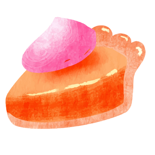 Polo helado naranja decorado, opción creativa para tartas personalizadas en Sevilla.