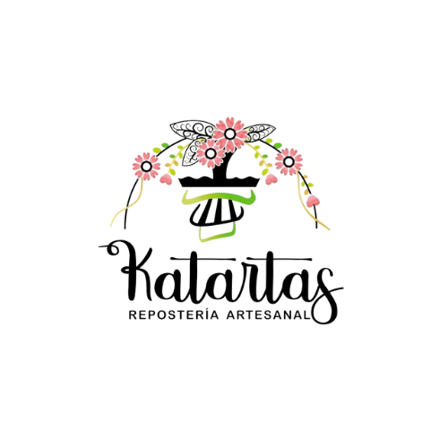 Logotipo de KatarTAS repostería artesanal, especialistas en tartas personalizadas en Sevilla.